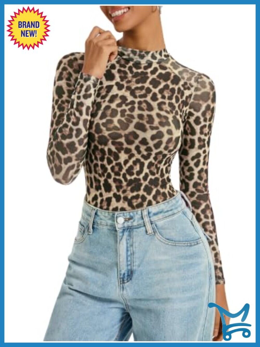Avidlove Women's Mesh Long Sleeve Bodysuit Top Slim Fit Going Out